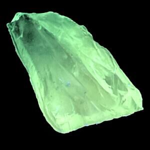 Sky Blue Translucent Art Glass Cullet Glowing Manganese Slag Glass‎ #5GL79